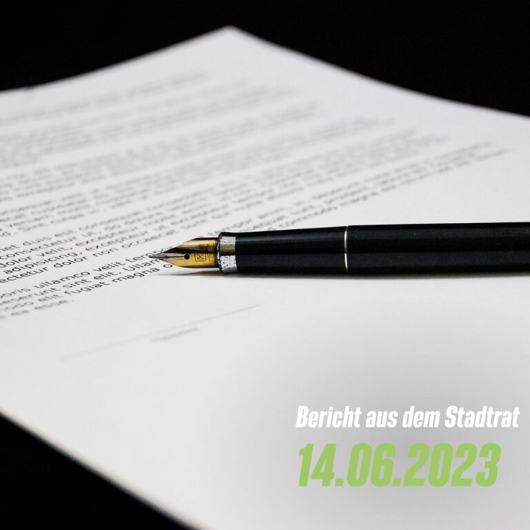 Bericht aus der Ratssitzung am 14.06.2023